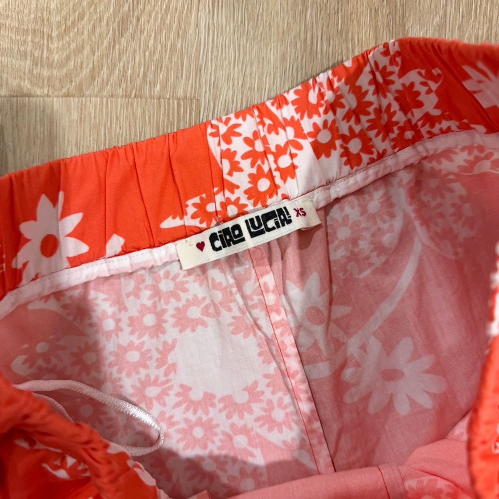 Ciao Lucia Floral Wide Leg Pant - Picture 3 of 4
